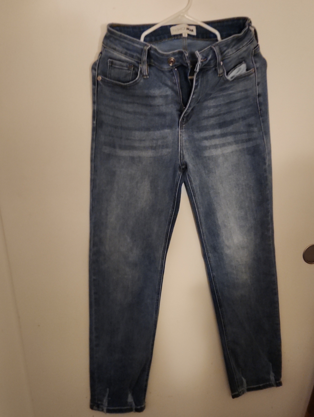 Fashion Nova Women's Washed Blue Jeggings